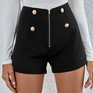Woman’s high-waisted shorts